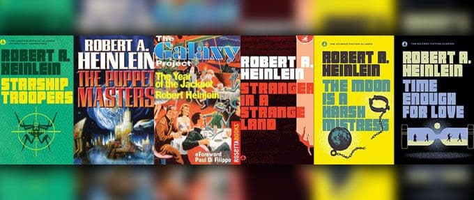 6 classic robert heinlein books