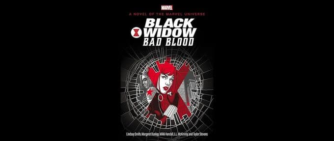 natasha romanoff's character on the cover of black widow: bad blood lindsay smith marvel