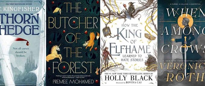 novellas involving the fae include thornhedge and the butcher in the forest