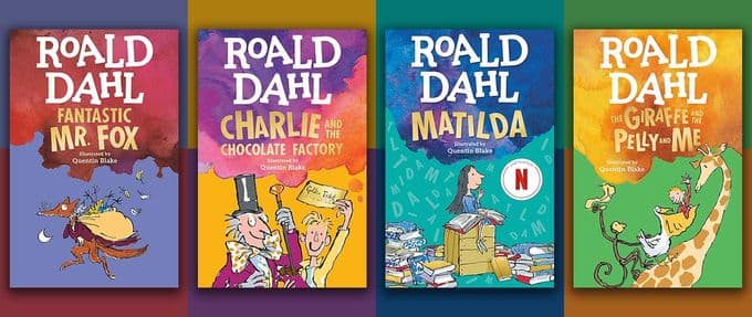 Roald Dahl collection includes Matilda and Charlie and the Chocolate Factory