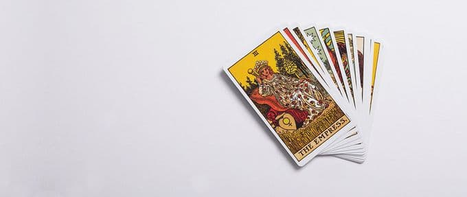 Tarot card deck