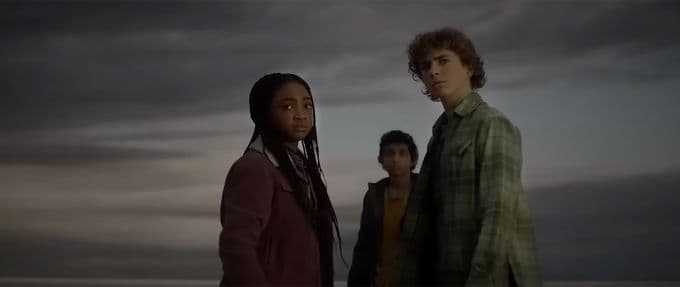 Screenshot of the new Percy Jackson series trailer