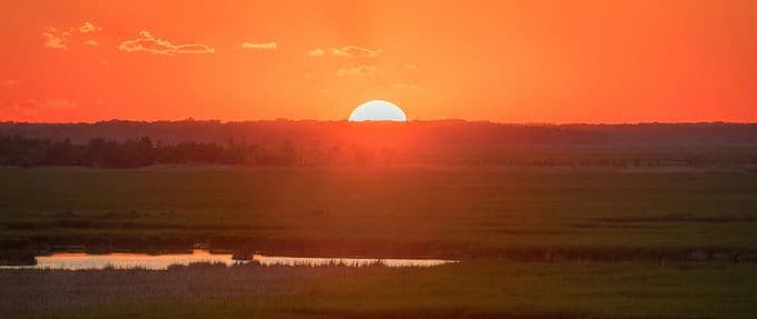 The Wisconsin horizon during sunset is the natural home of the hodag