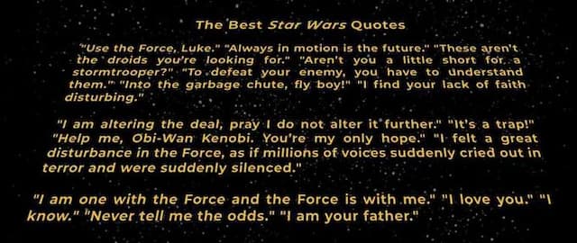 57 Star Wars Quotes from a Galaxy Far, Far Away
