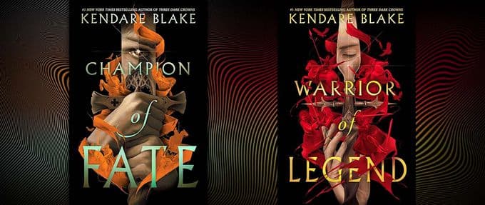 The Heromaker duology by Kendare Blake includes Champion of Fate and Warrior of Legend